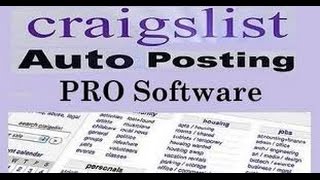 Craigslist Auto Posting Software 2014